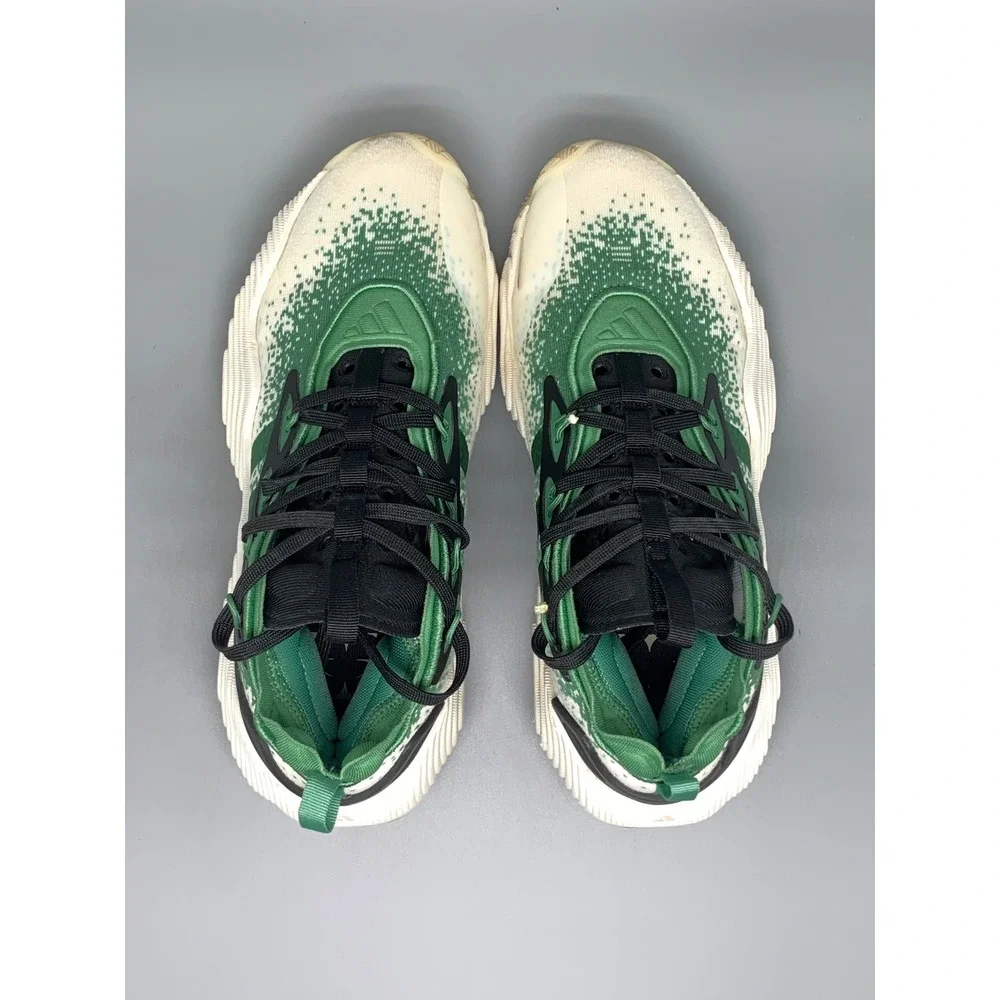 Adidas Trae Young 3 Green White Basketball Shoes IE7883 Men's Sz 6
